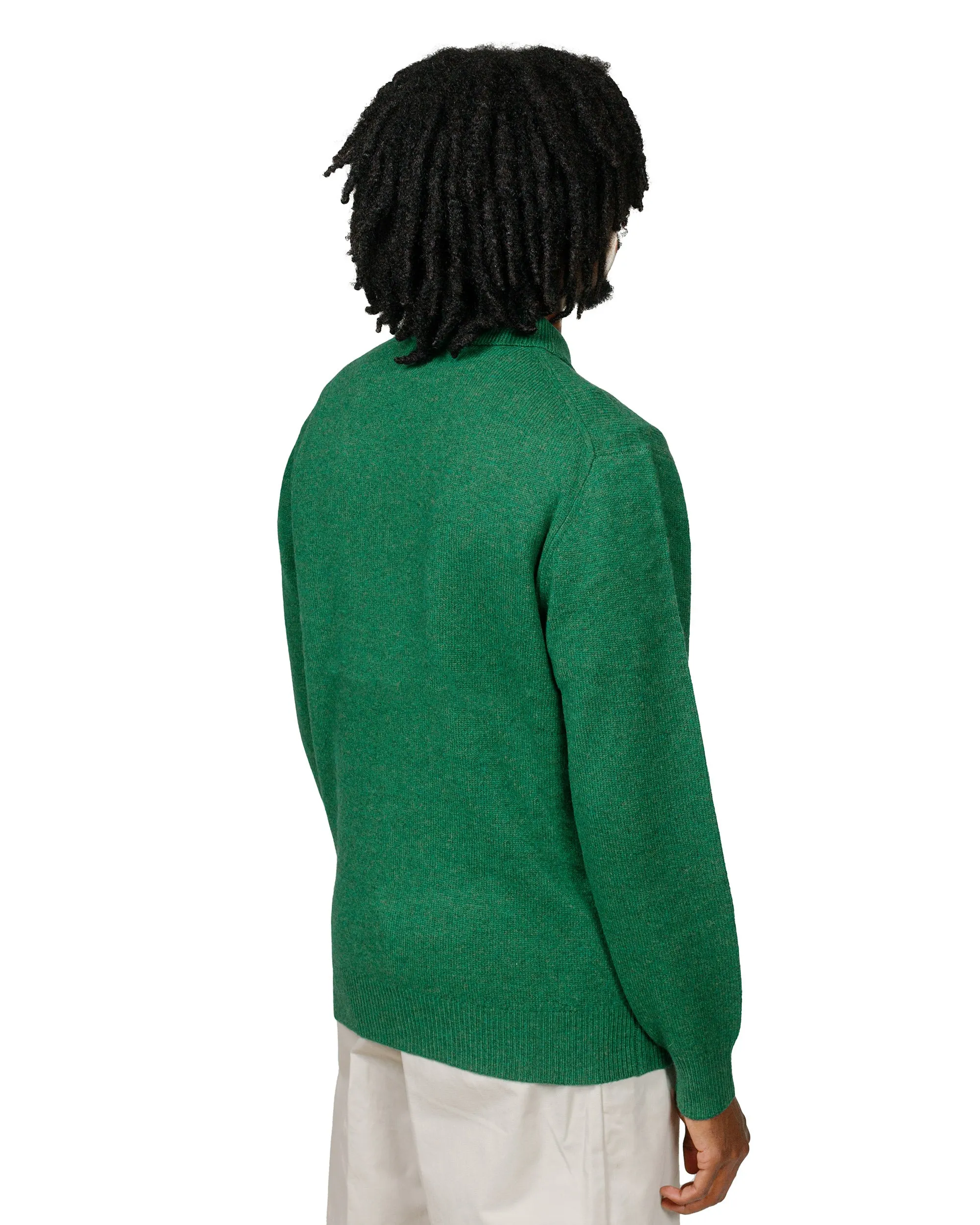 Beams Plus Knit Polo 9G Bright Green