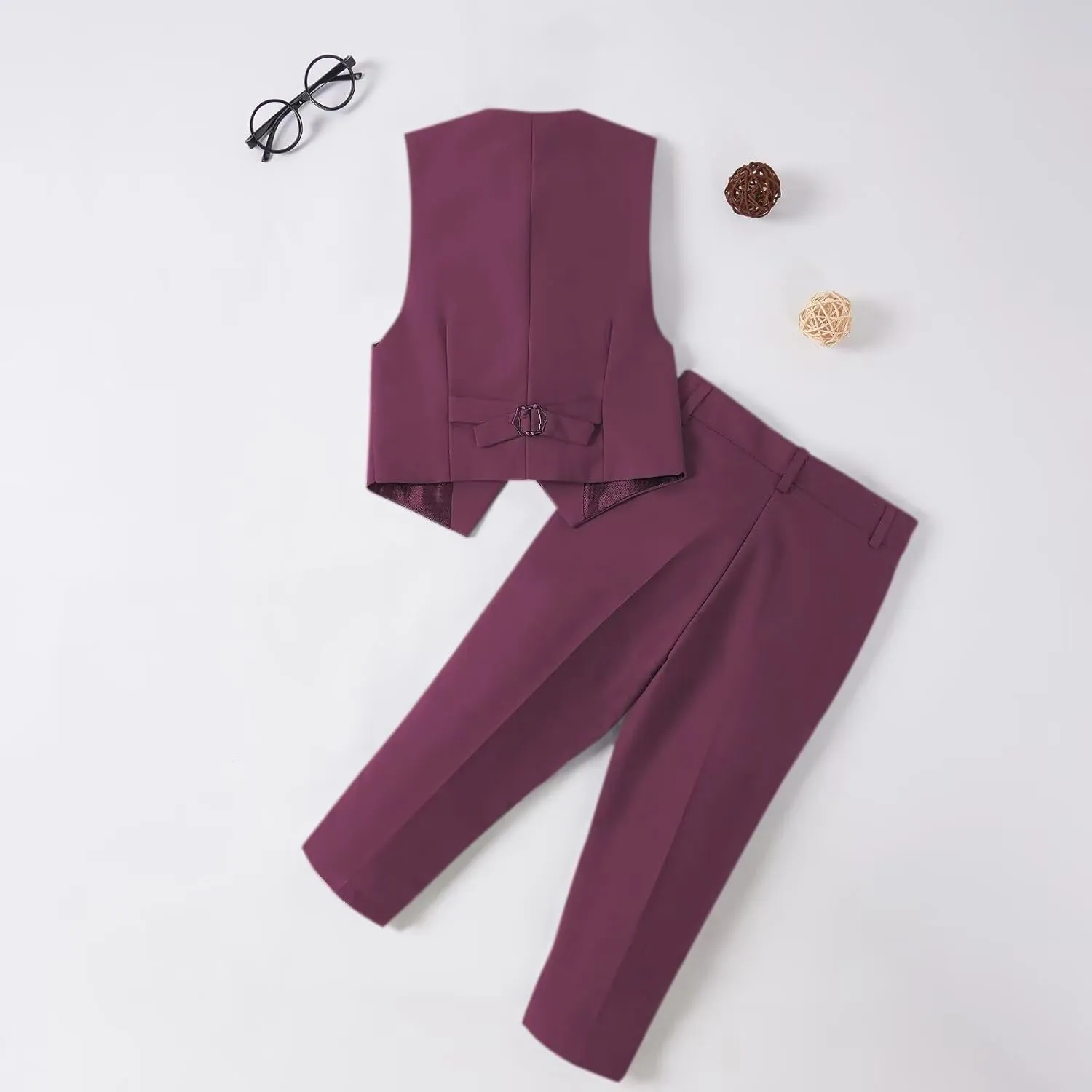 Boys Suit Formal Suits for Boys Slim Fit Tuxedo Suits Set Boy Dress Clothes Toddler Wedding Outfit
