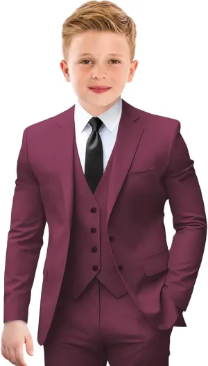 Boys Suit Formal Suits for Boys Slim Fit Tuxedo Suits Set Boy Dress Clothes Toddler Wedding Outfit