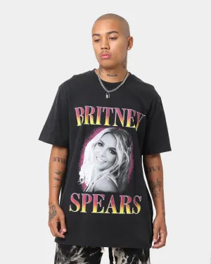 Britney Spears Hot Gradient T-Shirt Washed Black