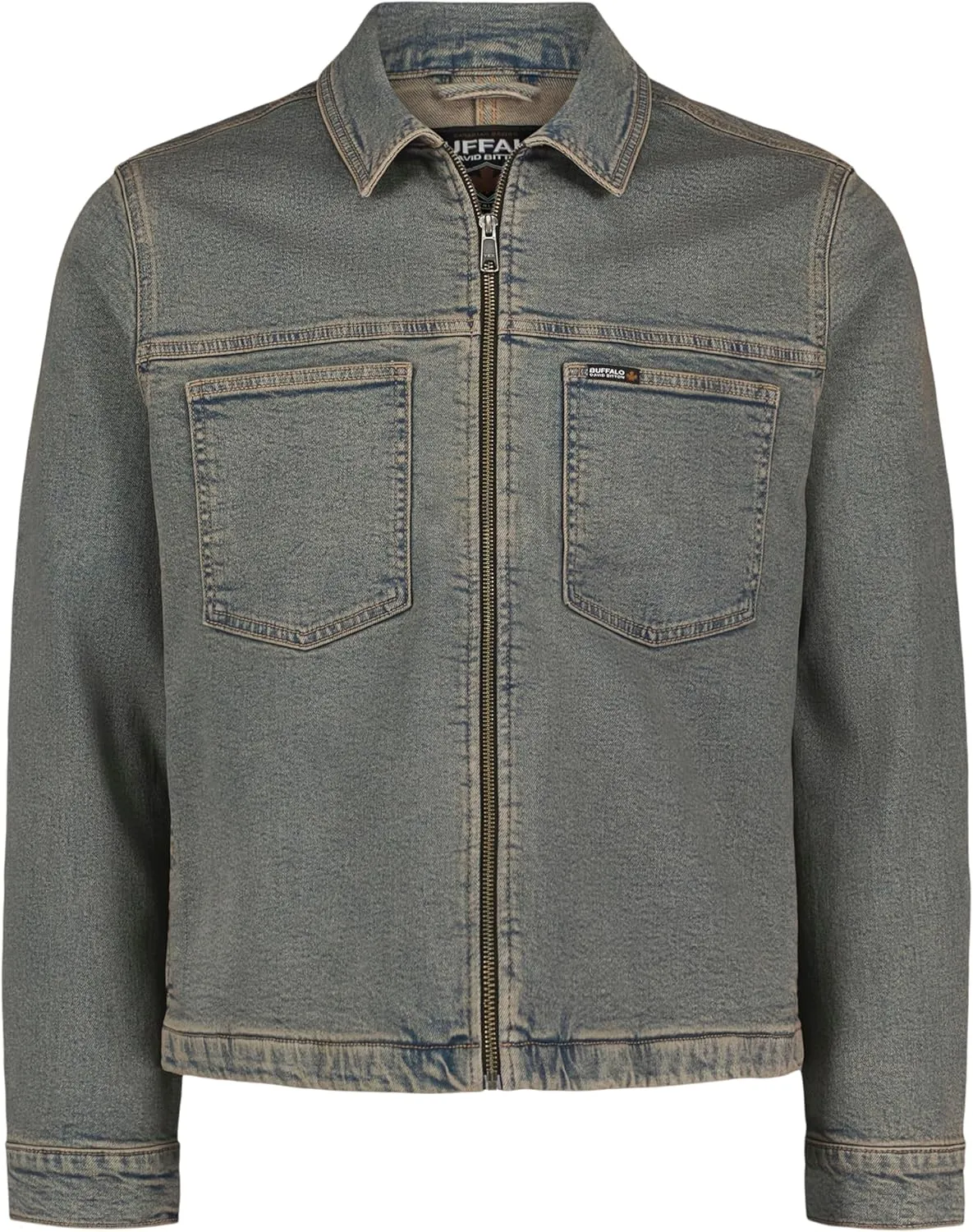 Buffalo David Bitton Men's Trucker Denim Jacket Vintage Style Shacket