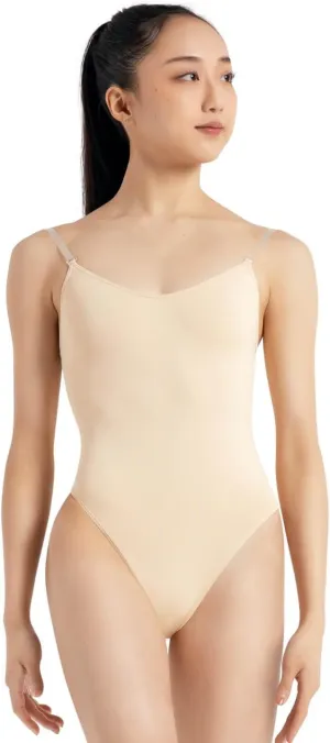Capezio girls Camisole Leotard W/Clear Transition StrapsLeotard
