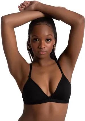 Capezio Women's Deep Neck Clear Back Bra