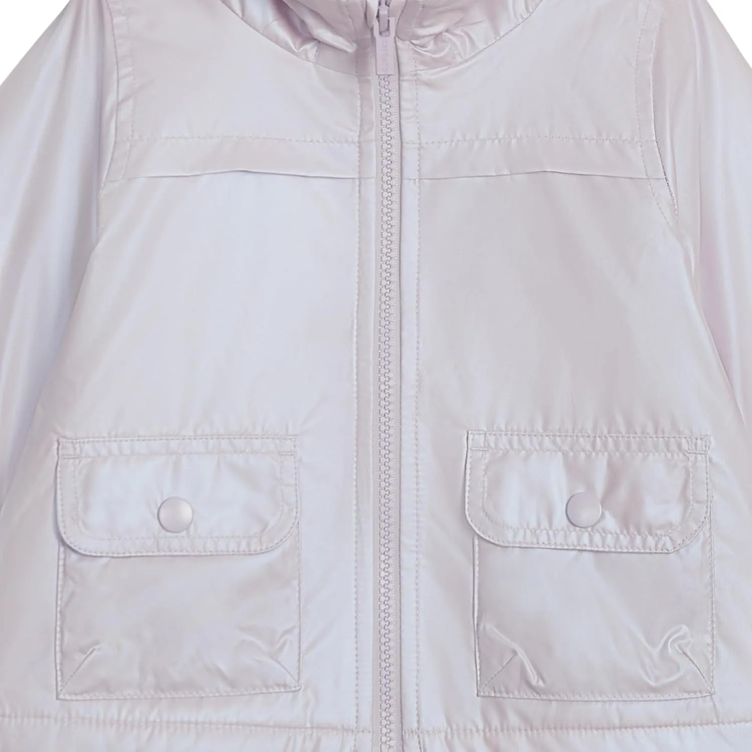 Carter's Toddler & Little Girls' Lightweight Fleece Lined Hooded Raincoat Rain Jacket