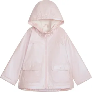 Carter's Toddler & Little Girls' Lightweight Fleece Lined Hooded Raincoat Rain Jacket