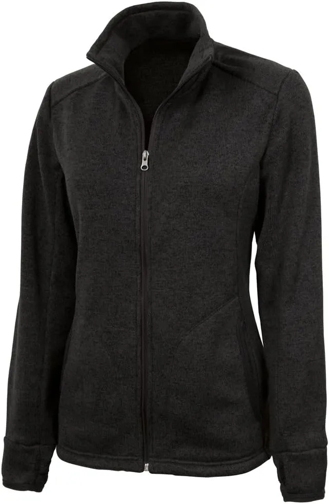Charles River Apparel Women's Heathered Fleece Jacket