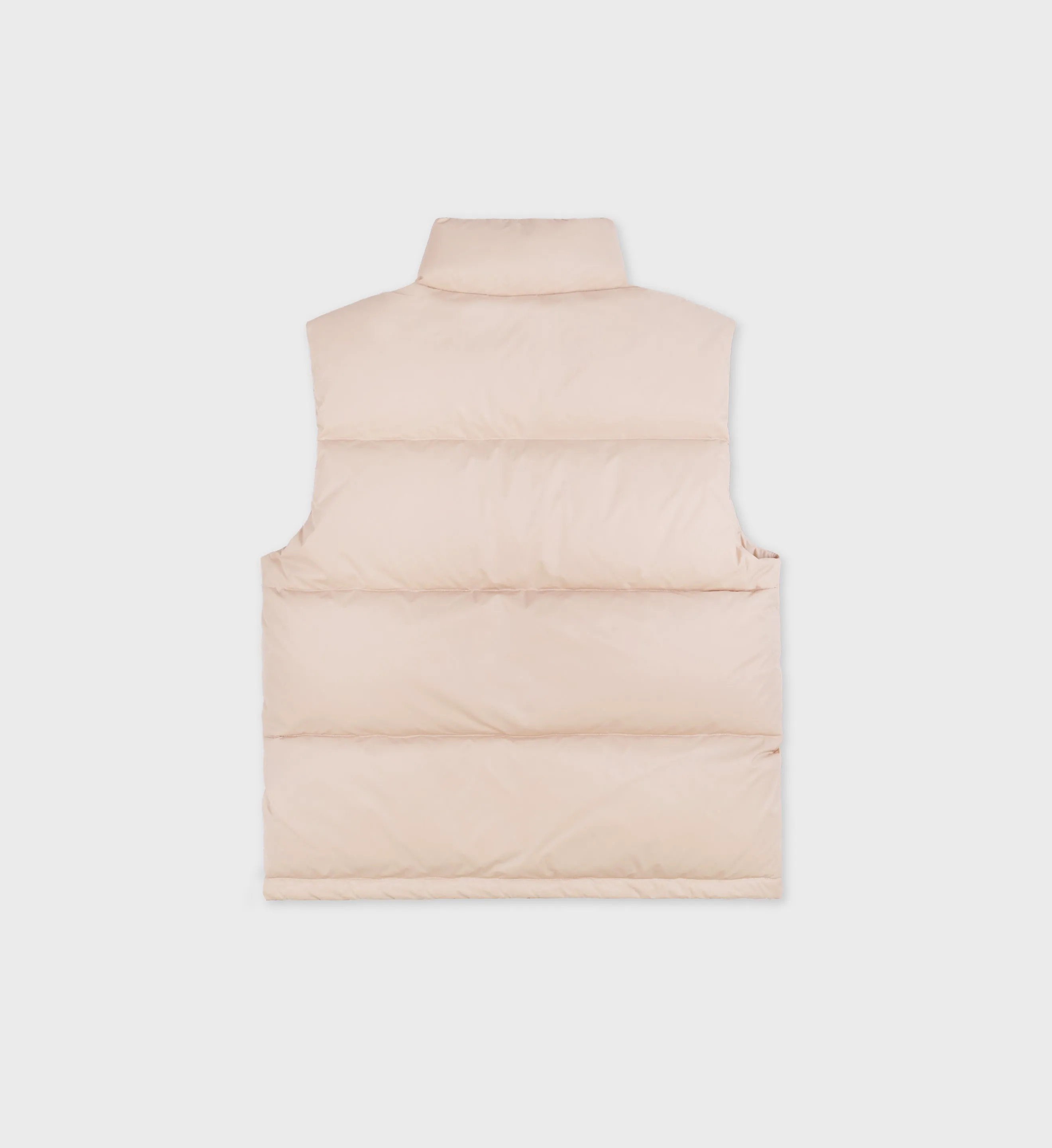 Crown Puffer Vest  - Champagne Tan