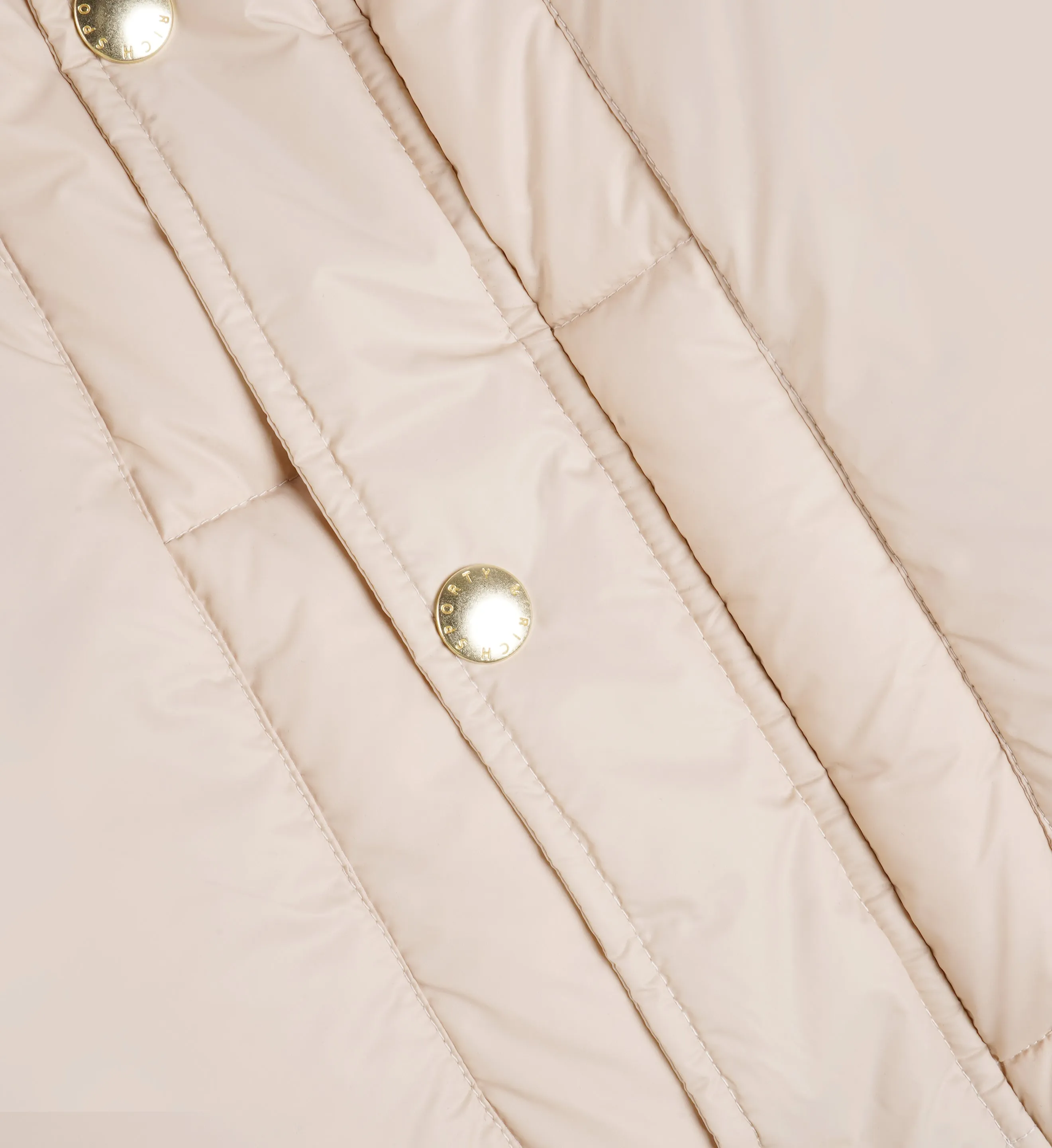 Crown Puffer Vest  - Champagne Tan