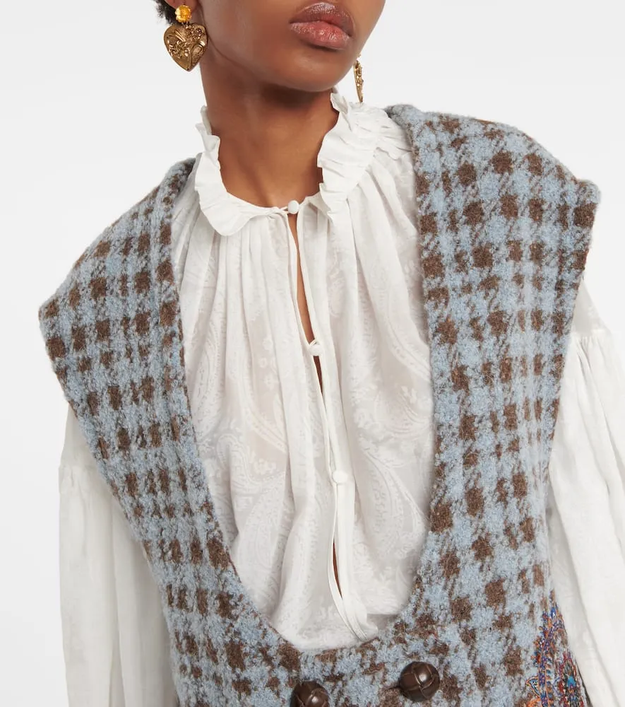 Etro Wool-blend vest
