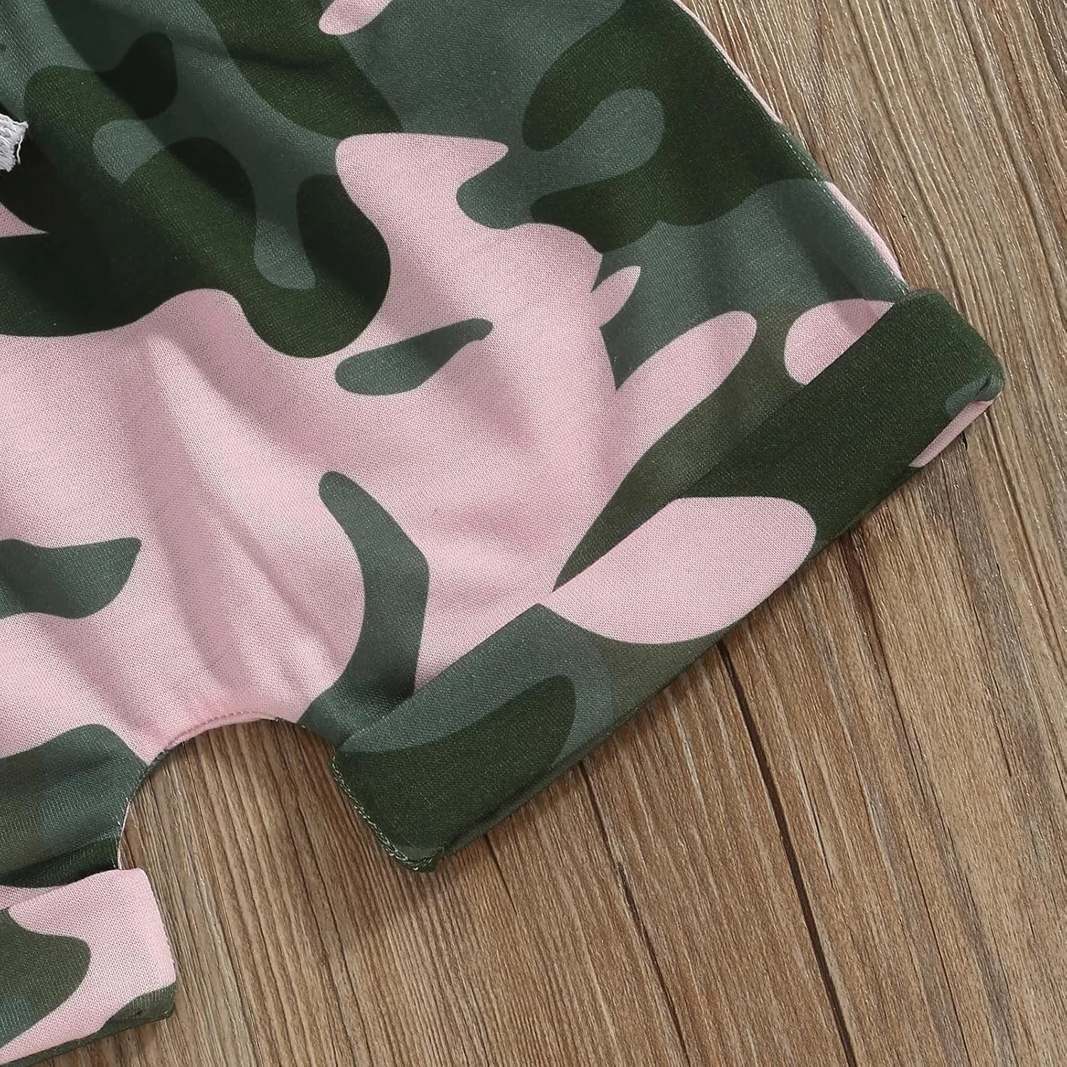 Fernvia Toddler Girls Clothes 1T 2T 3T 4T 5T Summer Outfits Baby Kids Short Sleeve T-Shirt Tops & Camouflage Shorts Sets