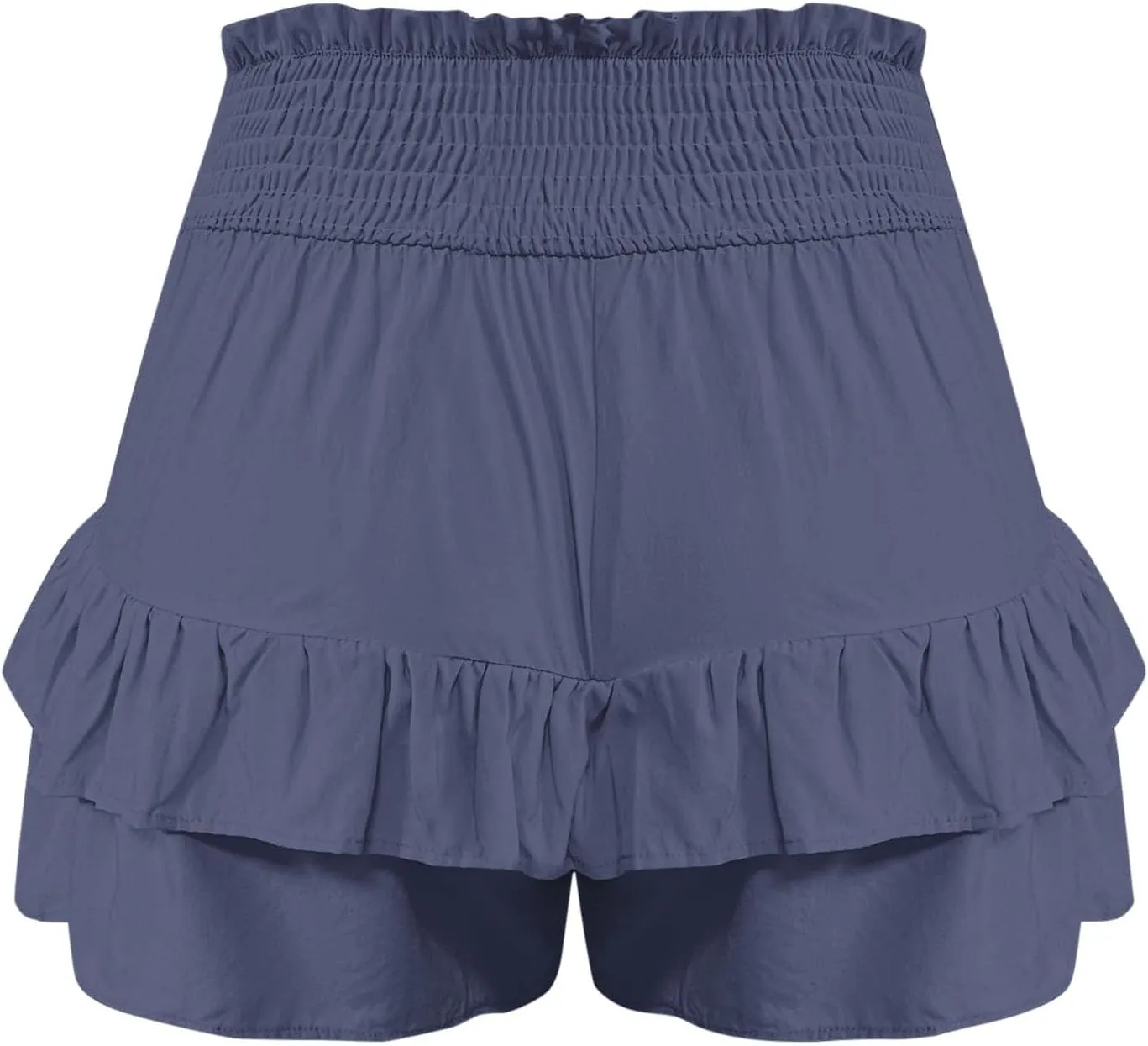 Flowy Shorts for Women Casual Boho Floral Skorts Ruffle Mini Skirts Tennis Skirts High Waisted Running Skorts