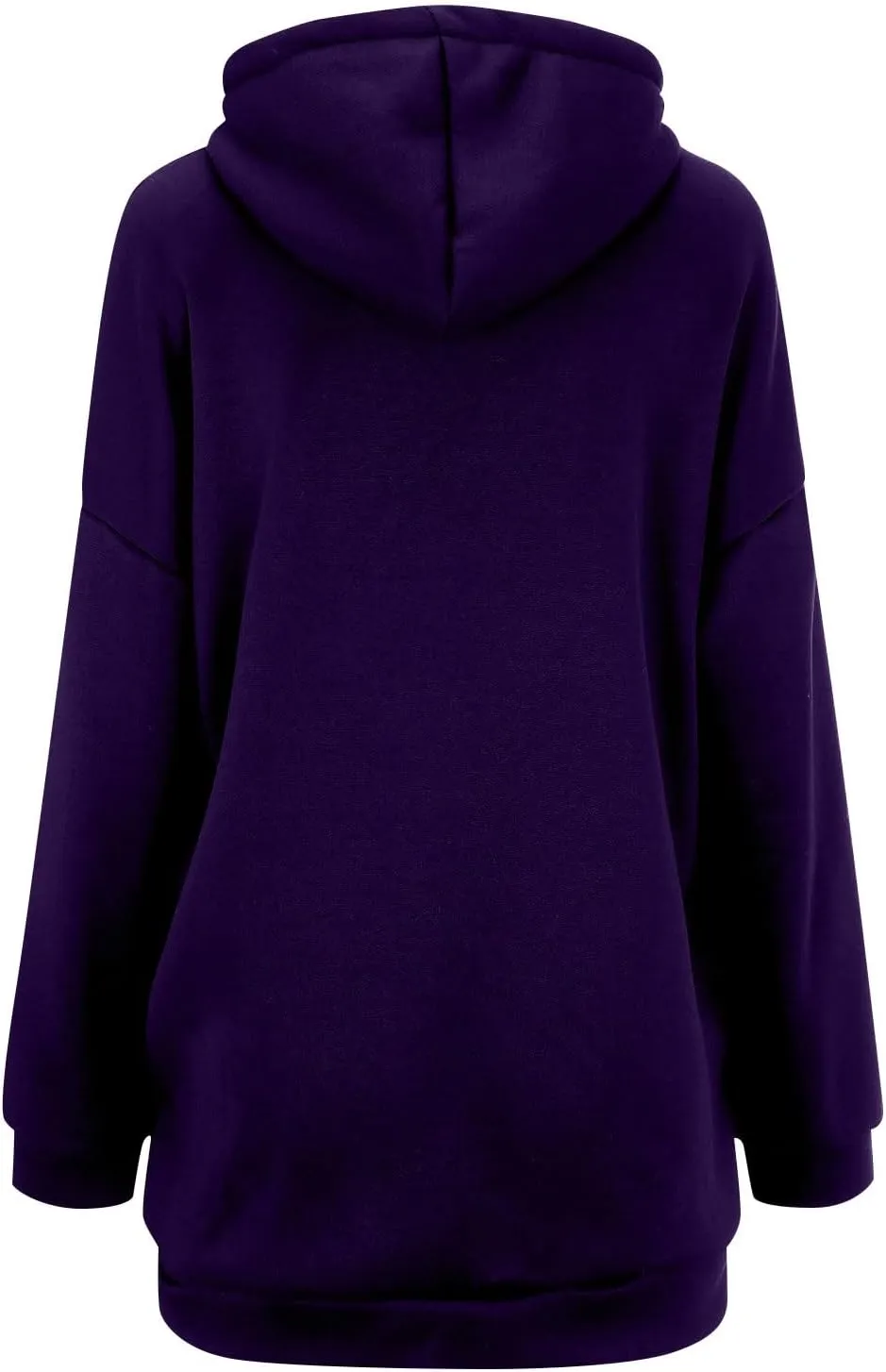 Hoodies For Women Fall Oversized Jacket Full Zip Hooded Sweatshirts Long Sleeve Tunic Comfy Coat With Pockets