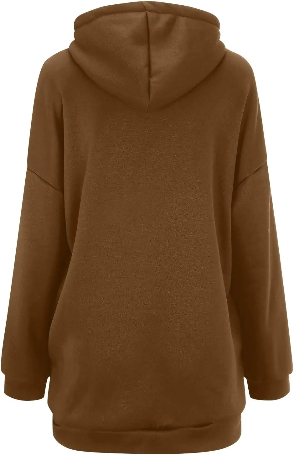 Hoodies For Women Fall Oversized Jacket Full Zip Hooded Sweatshirts Long Sleeve Tunic Comfy Coat With Pockets