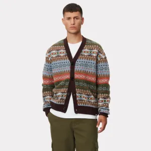 Hordur Fair Isle Cardigan (Mountain Grey   Sky Blue)