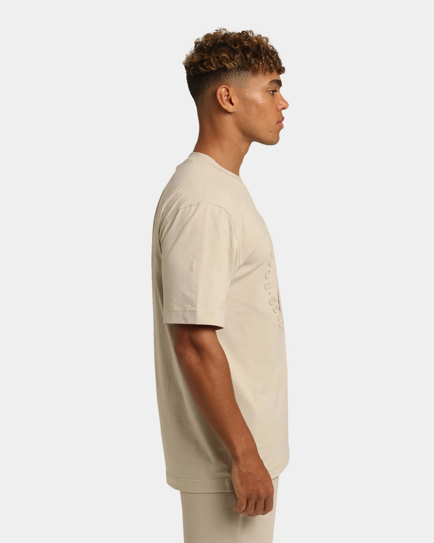 Hugo Boss Hugo Boss X NBA Basic Chicago Bulls Short Sleeve T-Shirt Light Beige