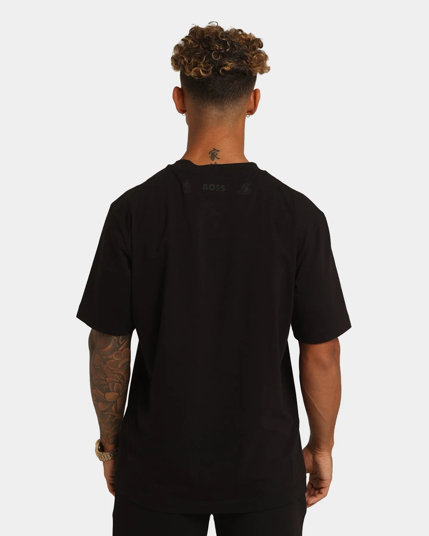 Hugo Boss Hugo Boss X NBA Basic Los Angeles Lakers Short Sleeve T-Shirt Black