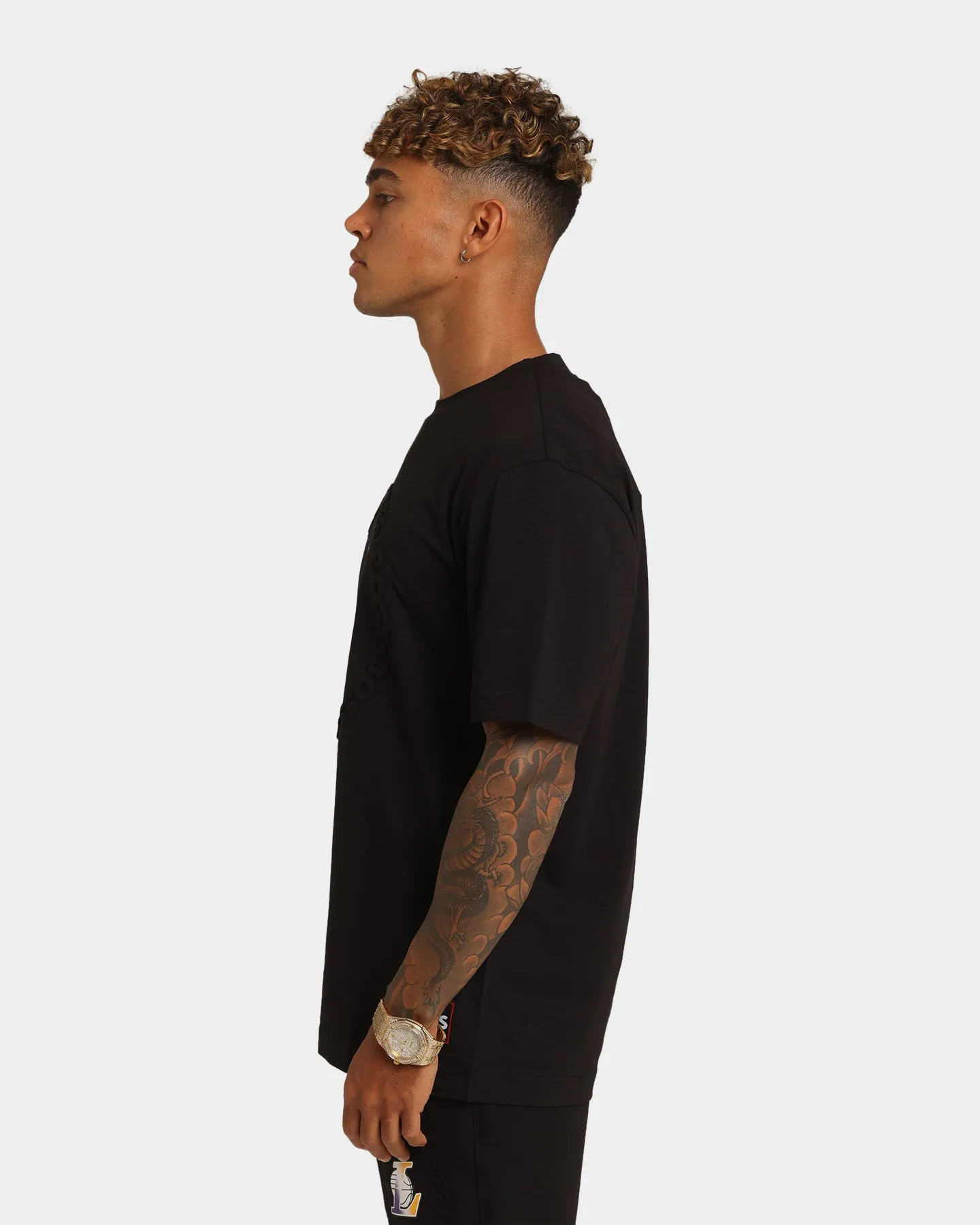 Hugo Boss Hugo Boss X NBA Basic Los Angeles Lakers Short Sleeve T-Shirt Black