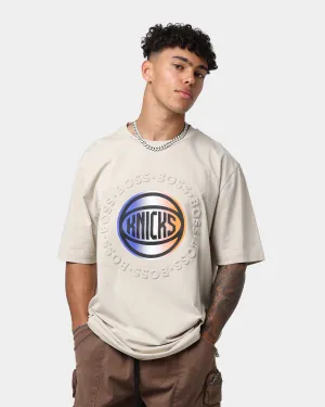 Hugo Boss Hugo Boss X NBA Basic New York Knicks Short Sleeve T-Shirt Light Beige