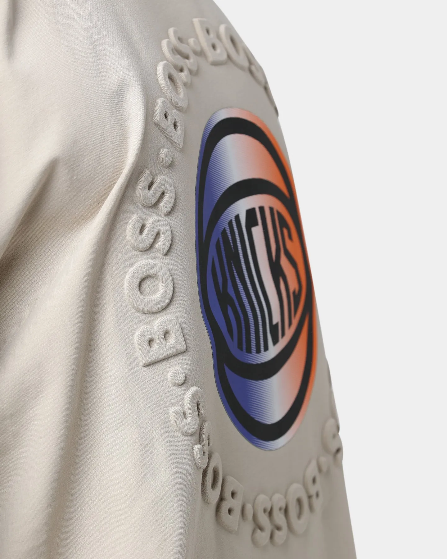Hugo Boss Hugo Boss X NBA Basic New York Knicks Short Sleeve T-Shirt Light Beige