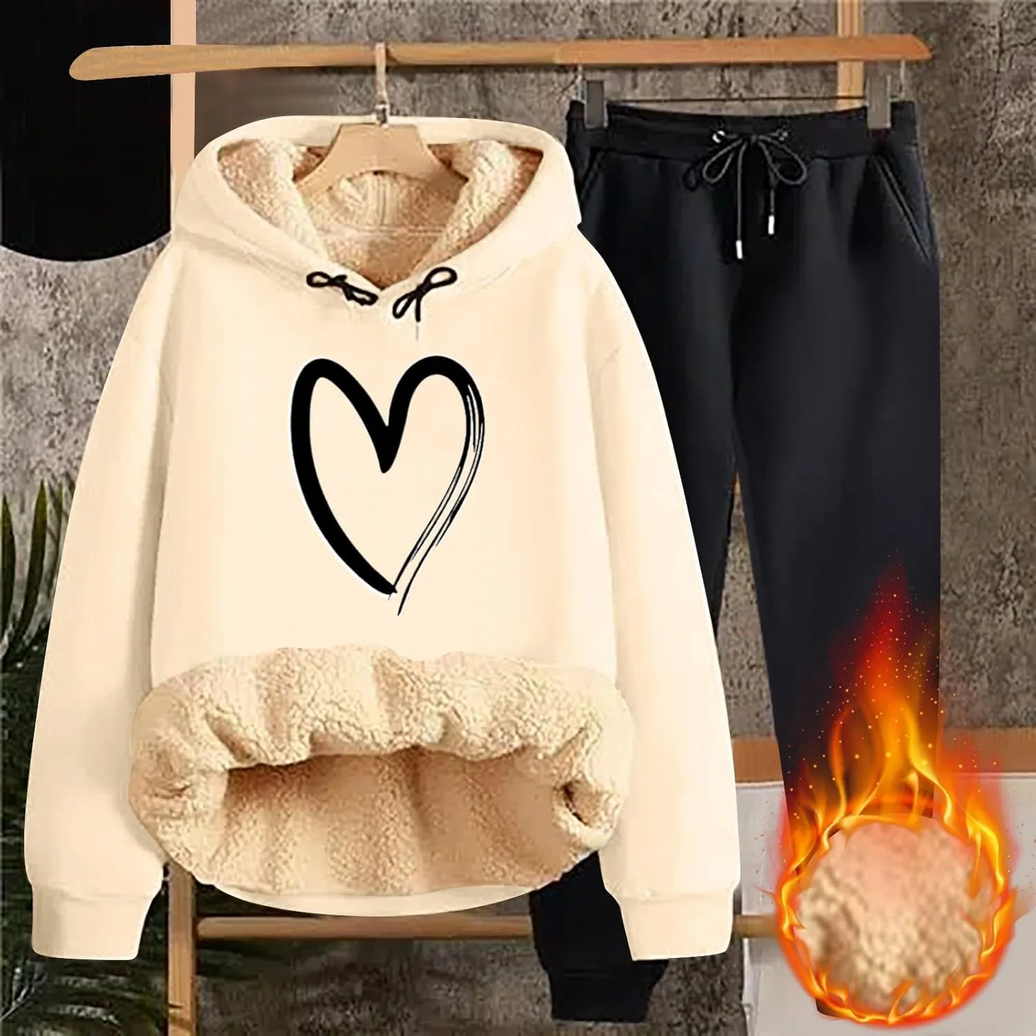 JOFOW womens graphic hoodies hooded sweatshirt women cute sweatshirts for women essentials hoodie
