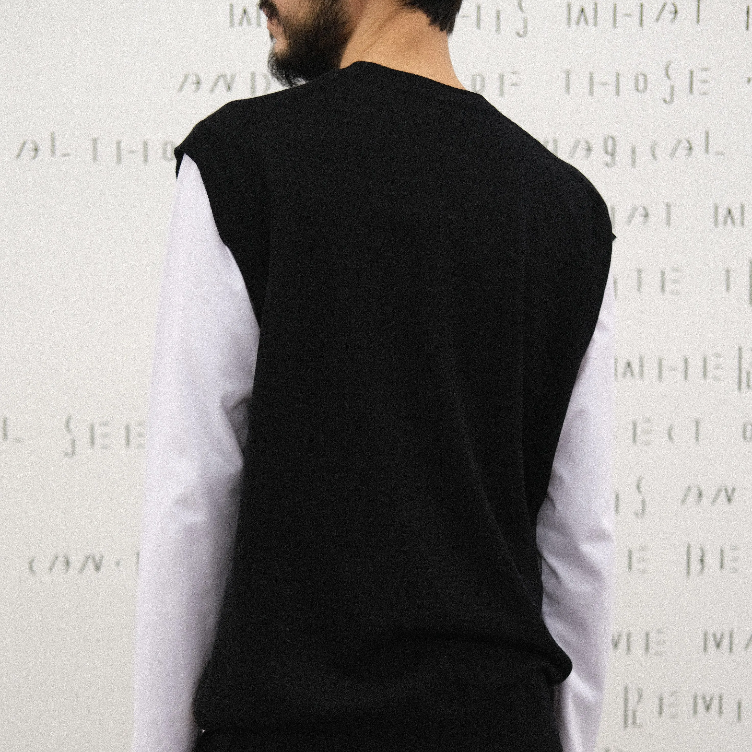 Junya Watanabe MAN Patchwork Vest Black