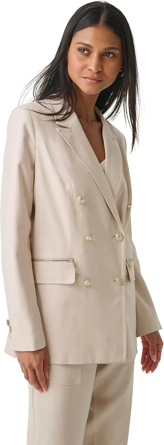 Karl Lagerfeld Paris Women's Long Sleeve Fashion Blazer