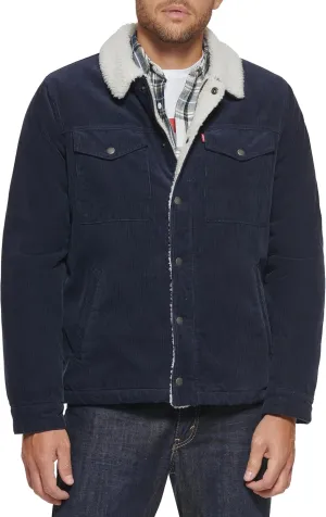 Levi's Men's Corduroy Sherpa Lined Trucker Jacket