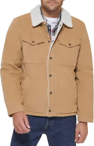 Levi's Men's Corduroy Sherpa Lined Trucker Jacket
