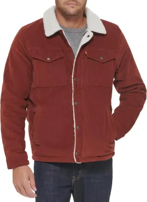 Levi's Men's Corduroy Sherpa Lined Trucker Jacket