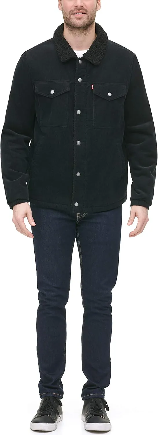 Levi's Men's Corduroy Sherpa Lined Trucker Jacket