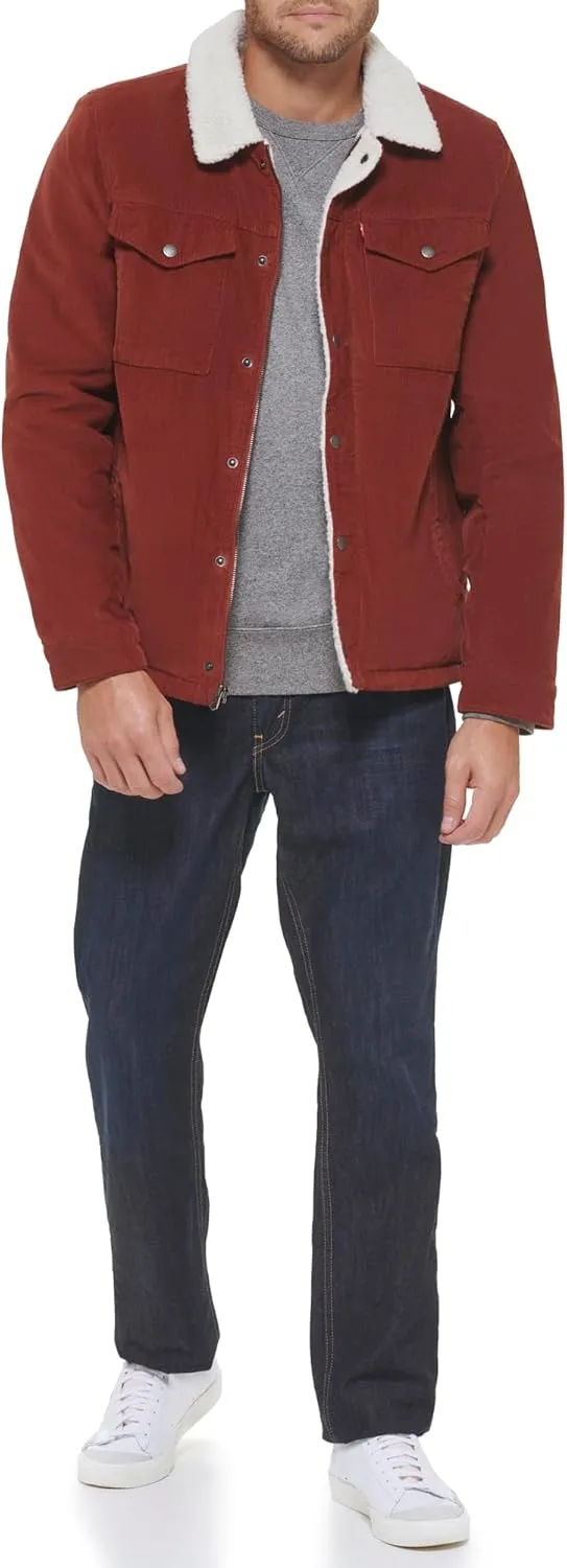 Levi's Men's Corduroy Sherpa Lined Trucker Jacket