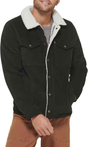 Levi's Men's Corduroy Sherpa Lined Trucker Jacket
