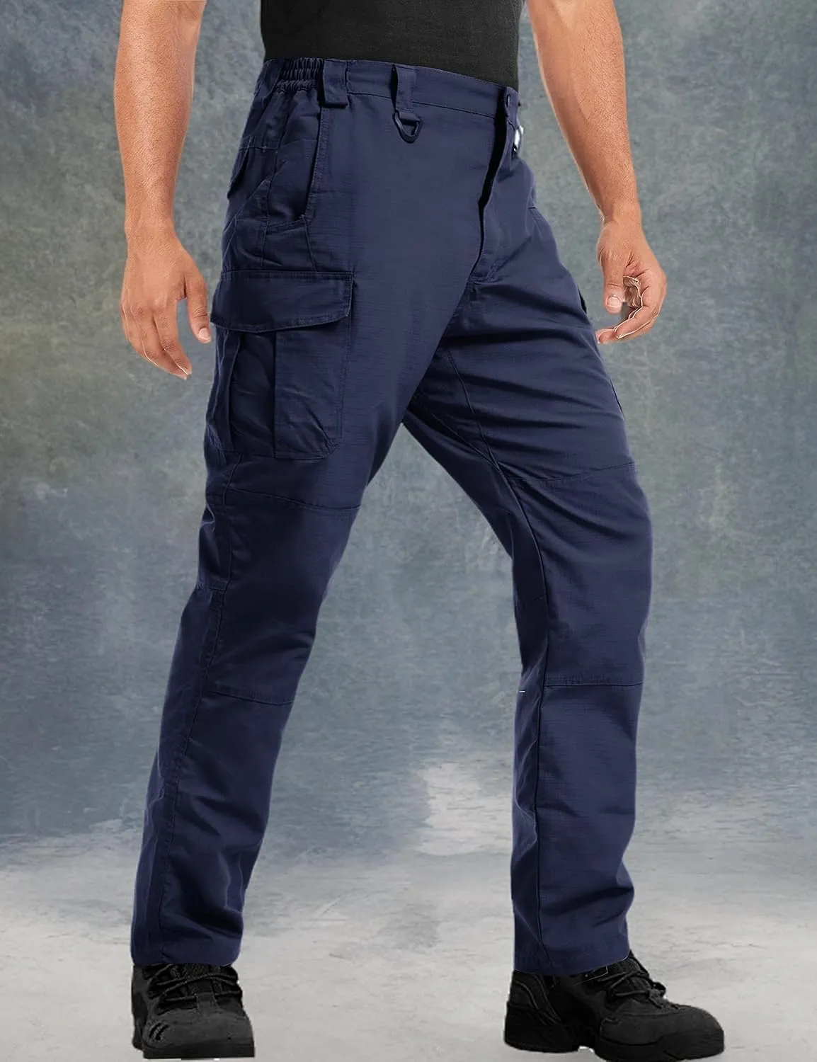 MAGCOMSEN Men's Tactical Pants 9 Pockets Ripstop, Water Repellent, Cargo Pants for Work, Hiking, Hunting(No Belt)