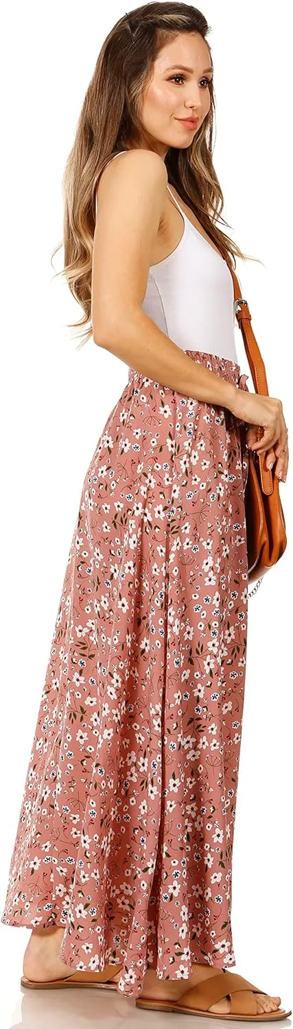 Maxi Skirts for Women Reg & Plus Size Women's Long Skirts, Flowy Summer Skirt Aline Elastic High Waisted Trendy 2023