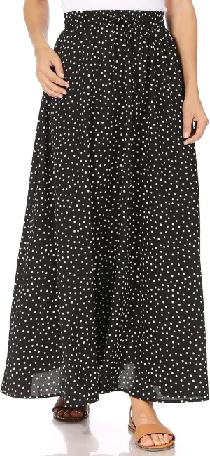 Maxi Skirts for Women Reg & Plus Size Women's Long Skirts, Flowy Summer Skirt Aline Elastic High Waisted Trendy 2023