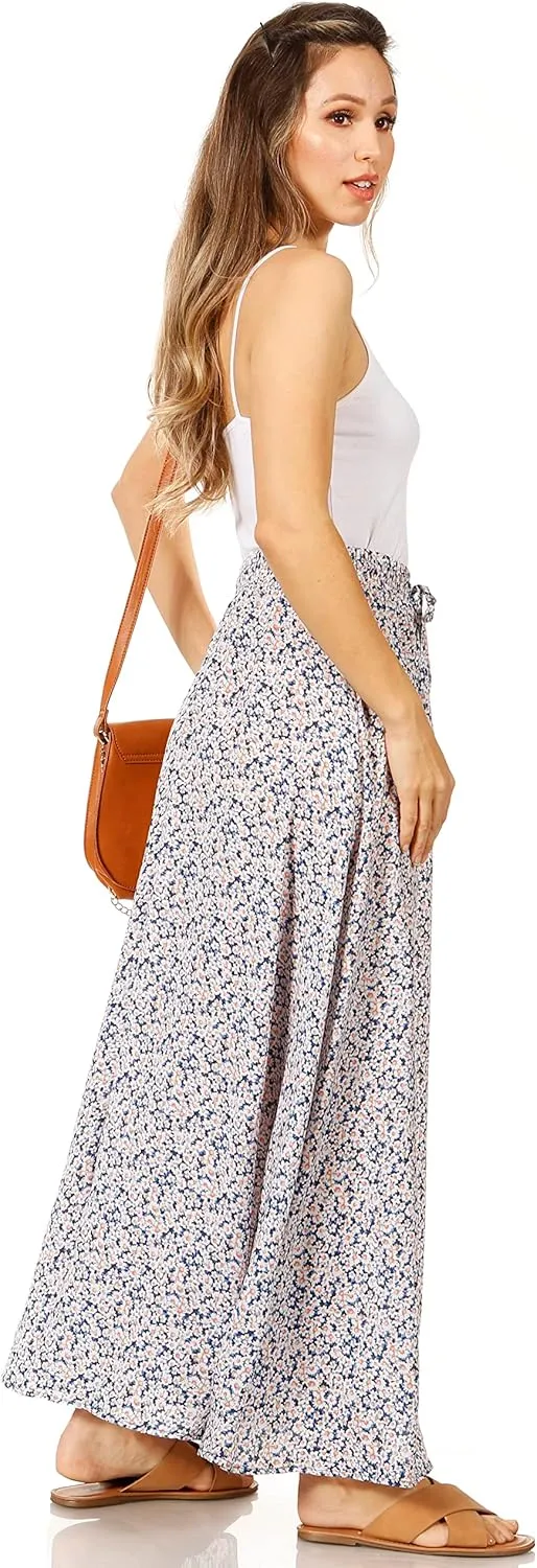 Maxi Skirts for Women Reg & Plus Size Women's Long Skirts, Flowy Summer Skirt Aline Elastic High Waisted Trendy 2023