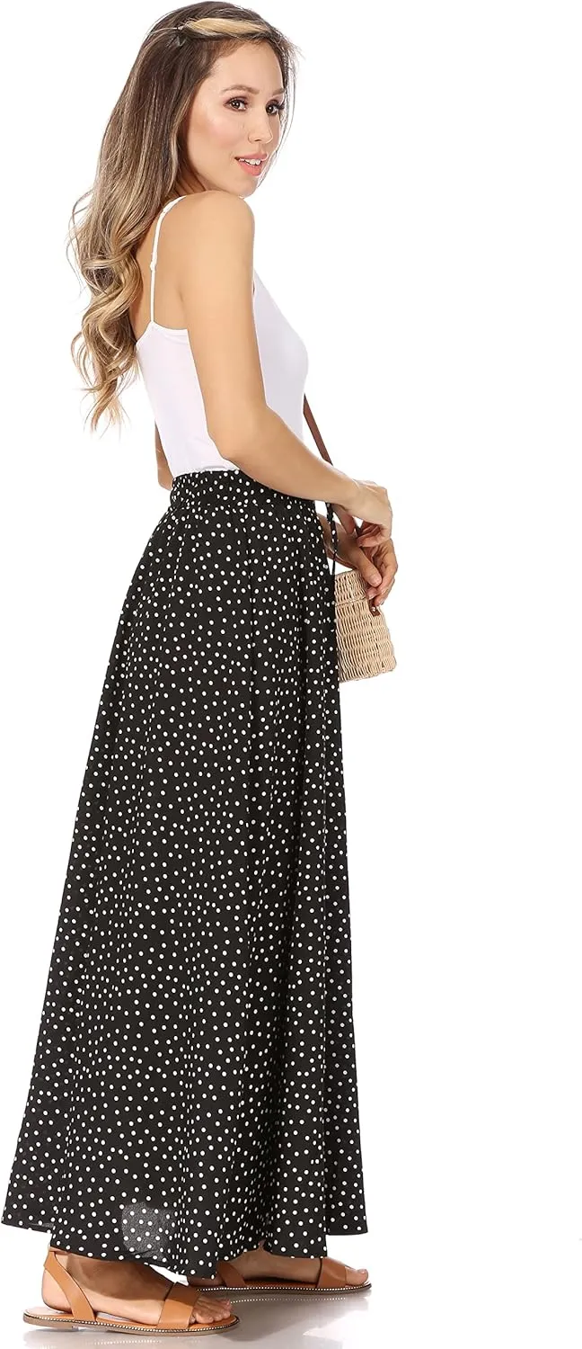 Maxi Skirts for Women Reg & Plus Size Women's Long Skirts, Flowy Summer Skirt Aline Elastic High Waisted Trendy 2023