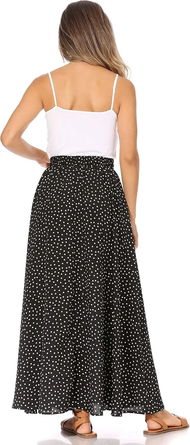 Maxi Skirts for Women Reg & Plus Size Women's Long Skirts, Flowy Summer Skirt Aline Elastic High Waisted Trendy 2023