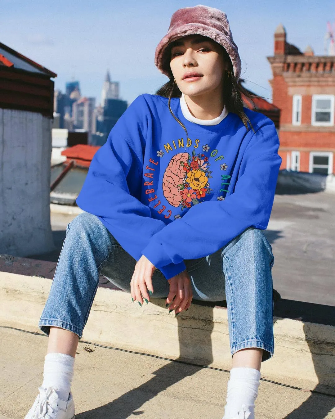 MNLYBABY Women Autism Awareness Sweatshirt Autistic Support Lightweight Shirt Special Education Teacher Autism Mom Tops