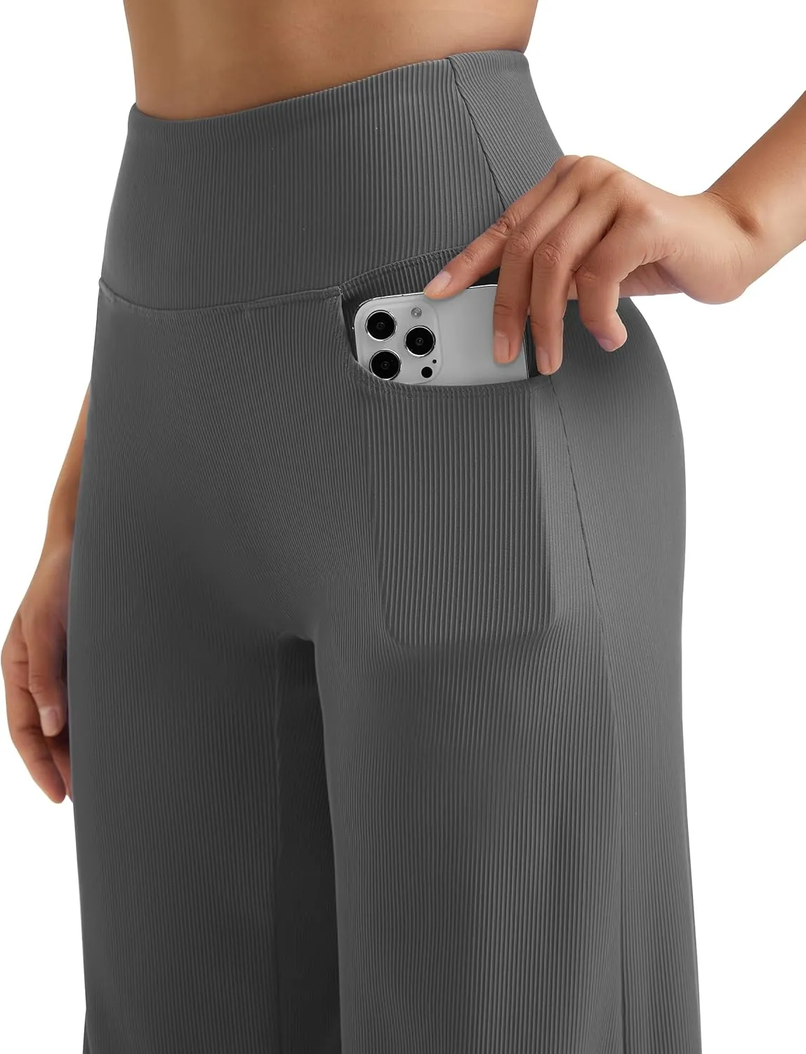 MOOSLOVER Women Wide Leg Yoga Lounge Pants High Waisted Casual Pants Comfy Stretchy Loose Pants