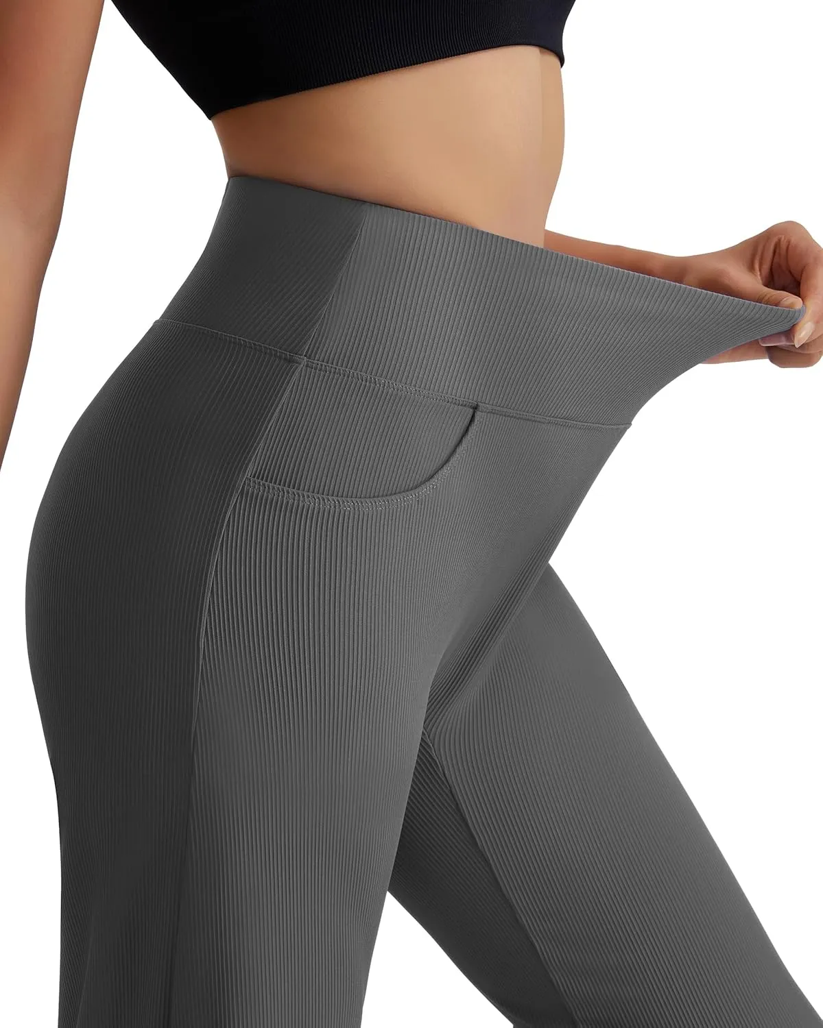 MOOSLOVER Women Wide Leg Yoga Lounge Pants High Waisted Casual Pants Comfy Stretchy Loose Pants