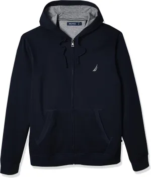 Nautica Men's Anchor Fleece Full-Zip Hoodie