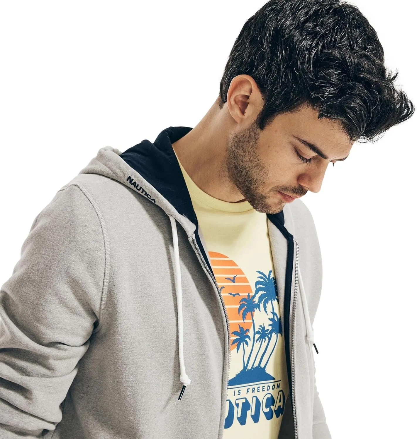 Nautica Men's Anchor Fleece Full-Zip Hoodie