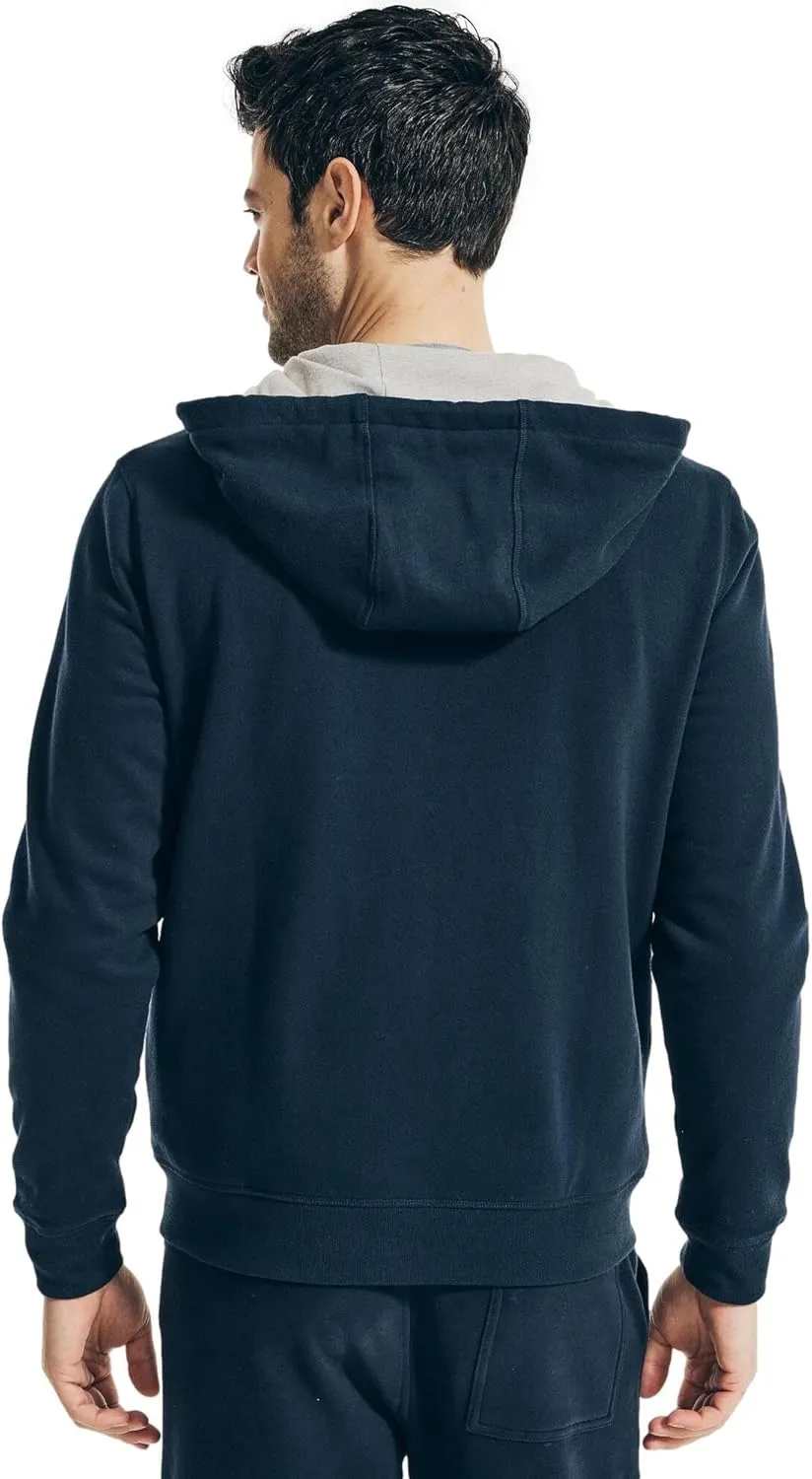 Nautica Men's Anchor Fleece Full-Zip Hoodie