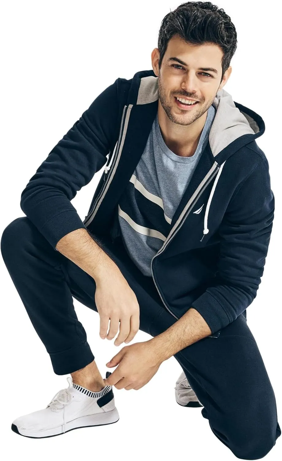 Nautica Men's Anchor Fleece Full-Zip Hoodie