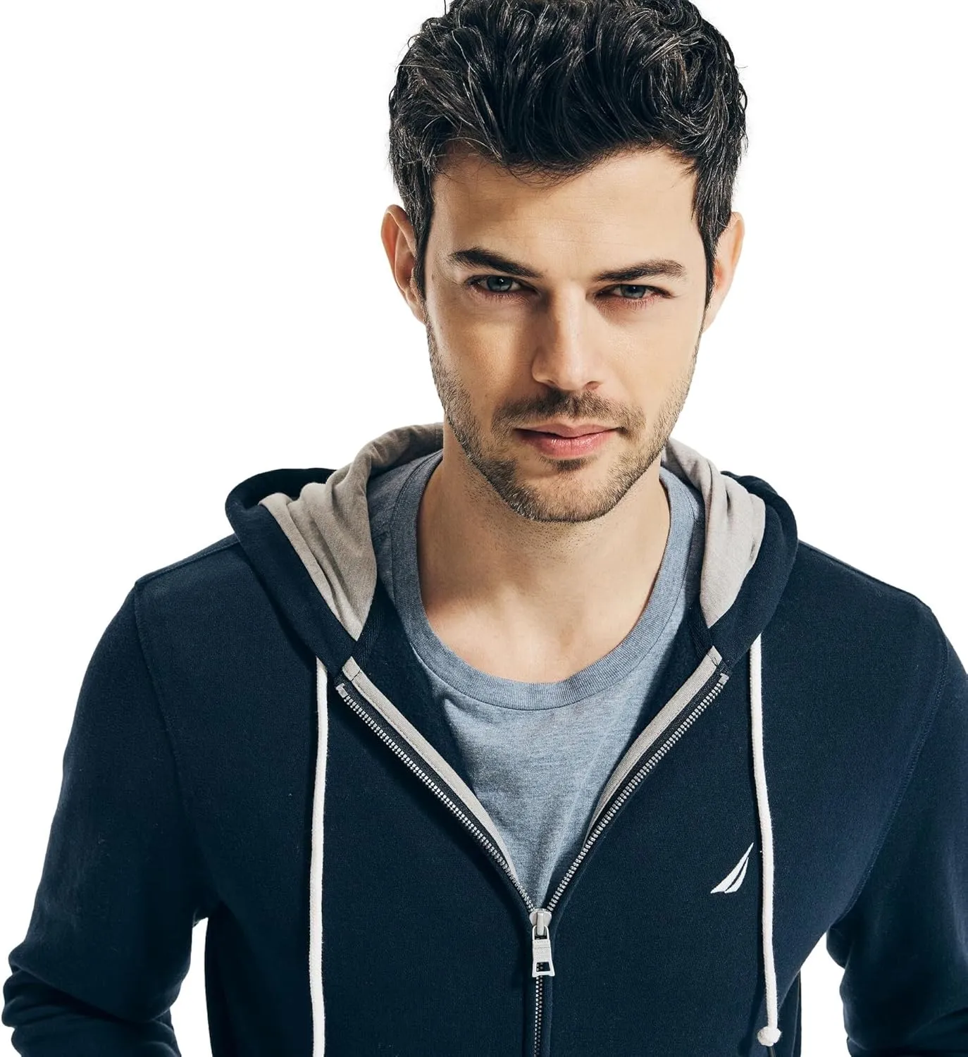 Nautica Men's Anchor Fleece Full-Zip Hoodie