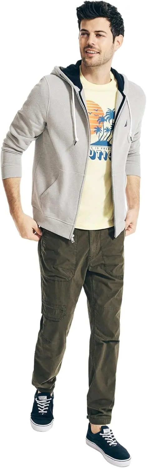 Nautica Men's Anchor Fleece Full-Zip Hoodie
