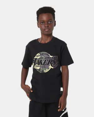 NBA Kids' Los Angeles Camo Team Logo T-Shirt Black