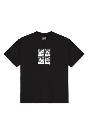 POLAR SKATE CO PUNCH TEE - BLACK