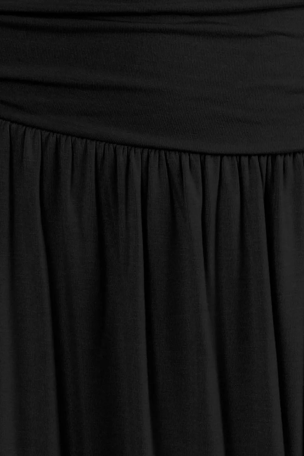 Simlu Skirts for Women Regular and Plus Size Skirt with Pockets Below The Knee Length Ruched Flowy Midi Skirt